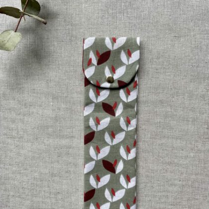 Etui a brosse à dent Lotus vert