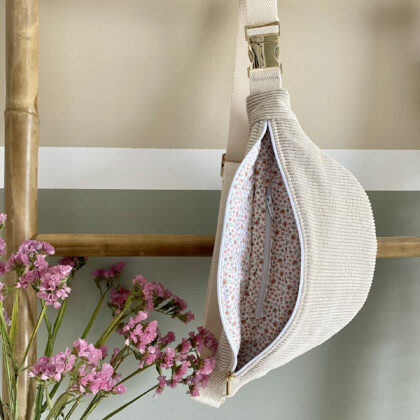 SAC BANANE EN VELOURS - JEANNE