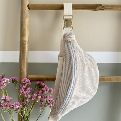 SAC BANANE EN VELOURS - JEANNE