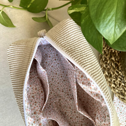 TROUSSE DE TOILETTE EN VELOURS - COLLECTION JEANNE