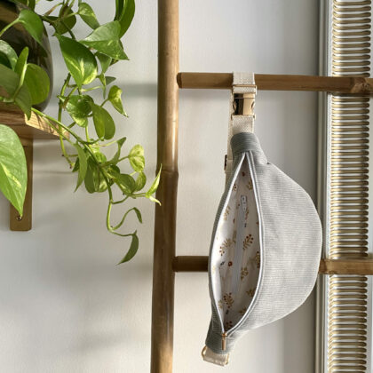 SAC BANANE EN VELOURS - CAMILLE
