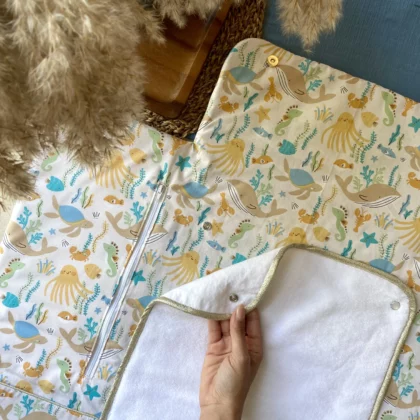 GRAND TAPIS À LANGER - MAÉ