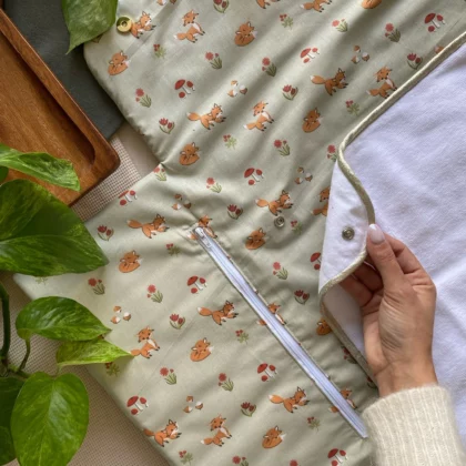 GRAND TAPIS À LANGER NOMADE - LES PETITS RENARDS