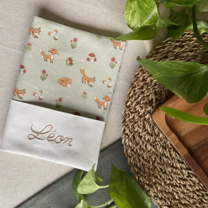 PROTÈGE CARNET DE SANTÉ - LES PETITS RENARDS